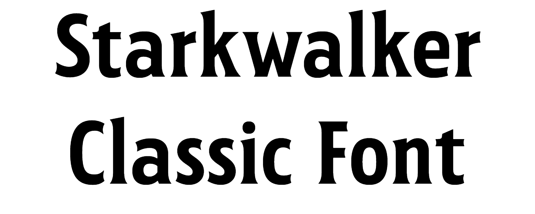 Starkwalker Classic Font Download
