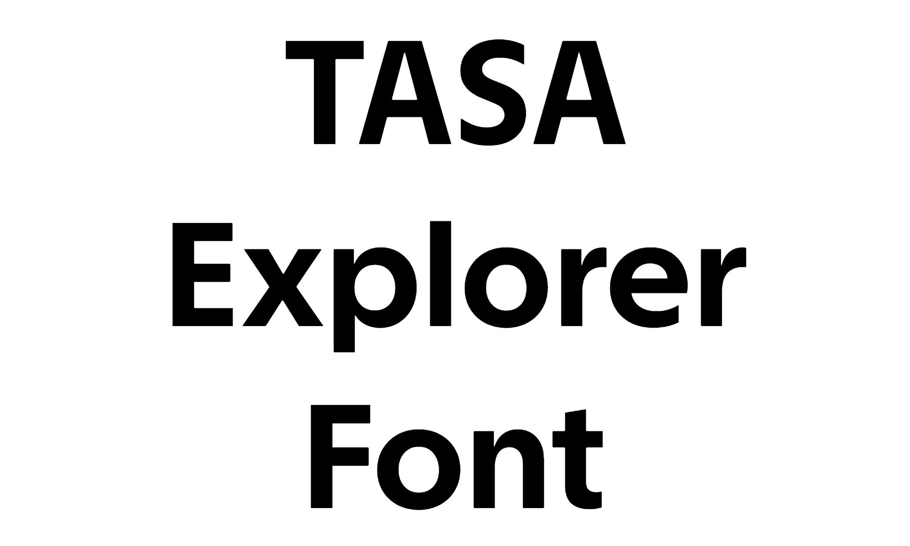 TASA Explorer Font Download
