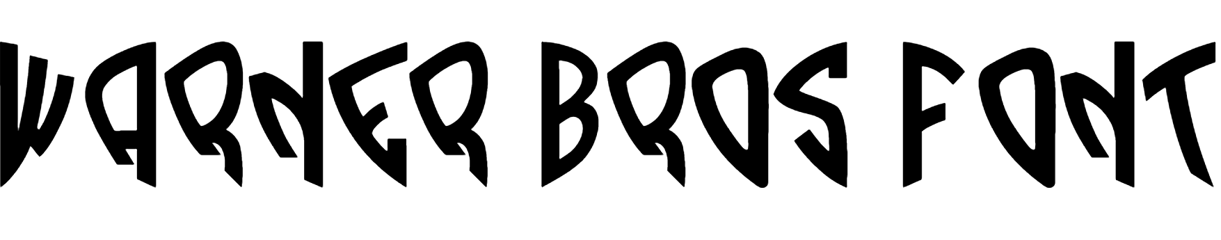 Warner Bros Font Download