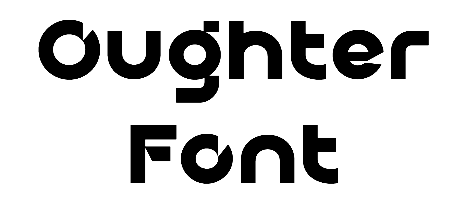 Oughter Font Download