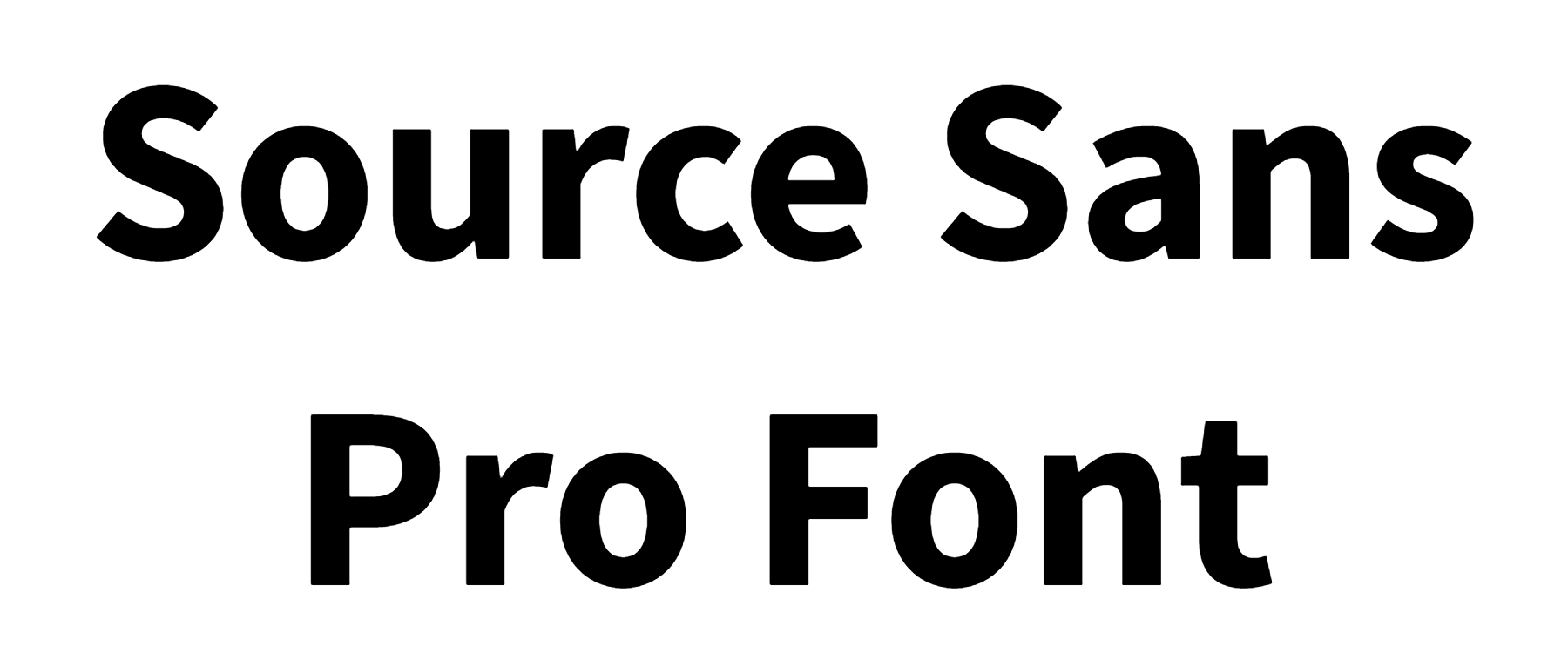 Source Sans Pro Font | DafontStyle