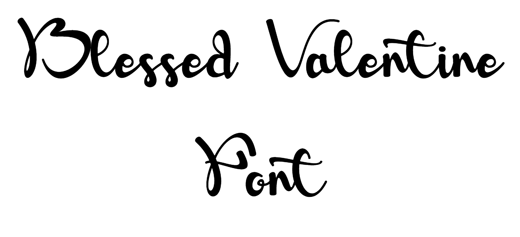 Blessed Valentine Font Download