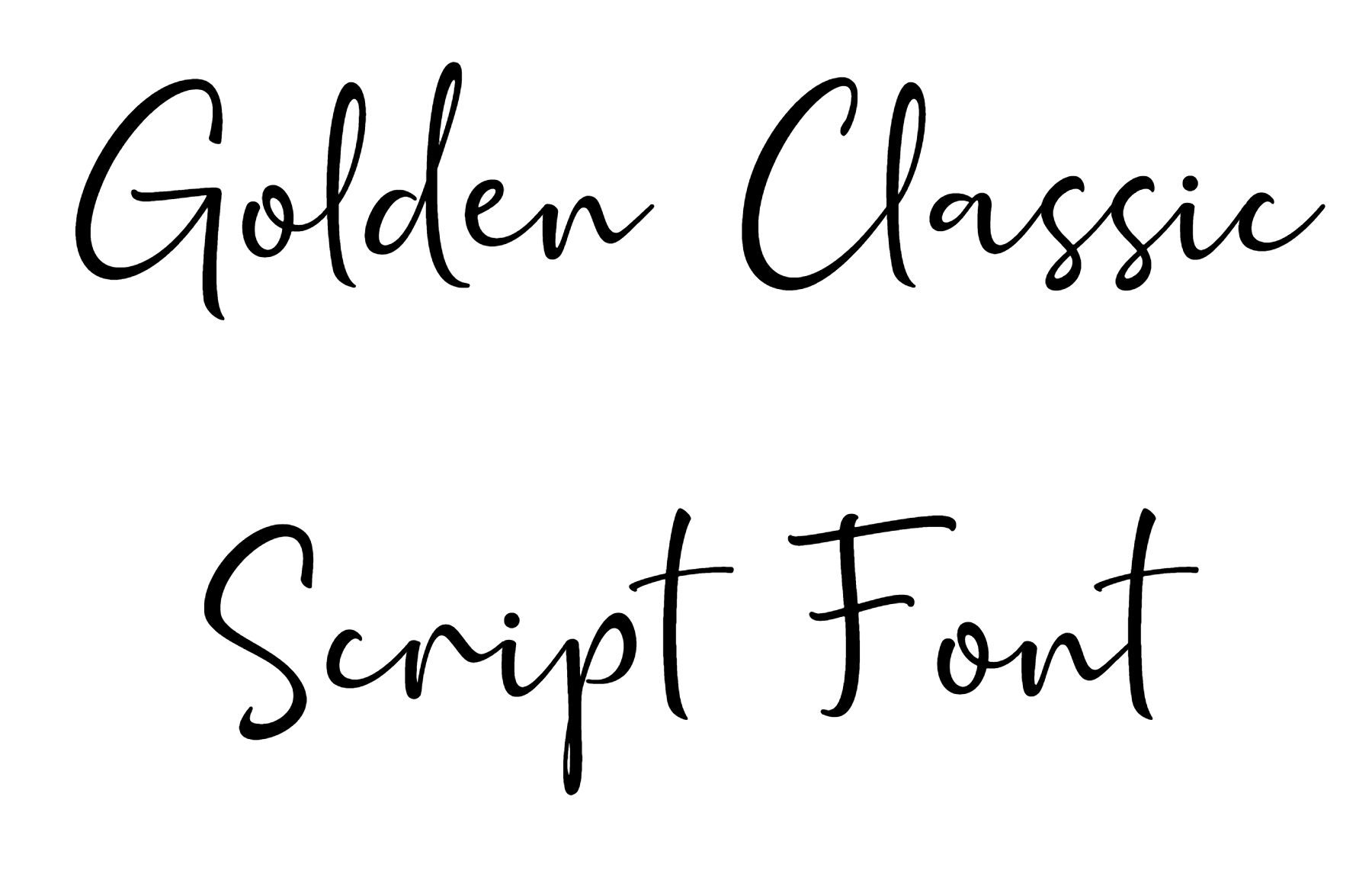 Golden Classic Script Font | DafontStyle