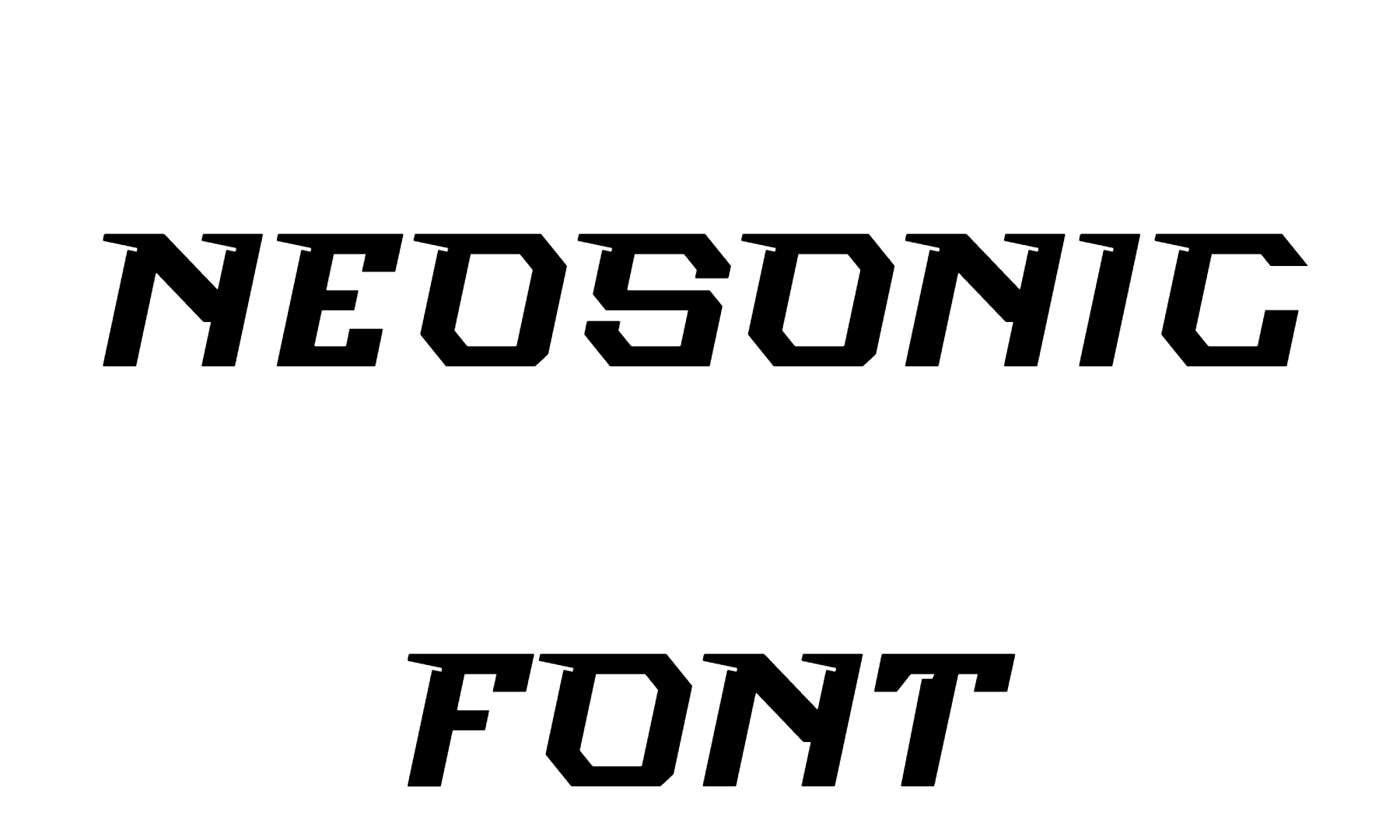 Neosonic Font Download