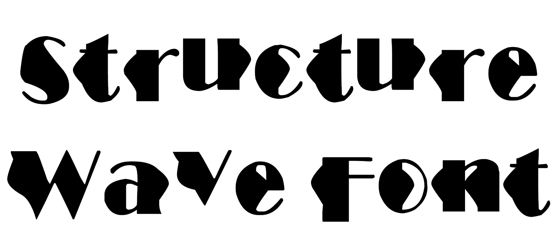 Structure Wave Font Download