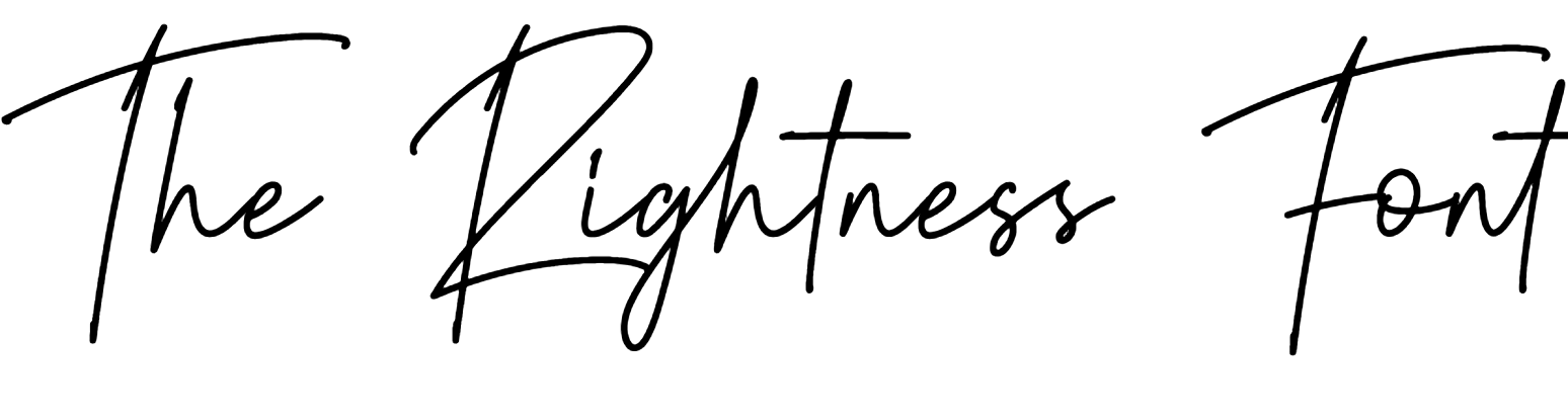 The Rightness Font Download