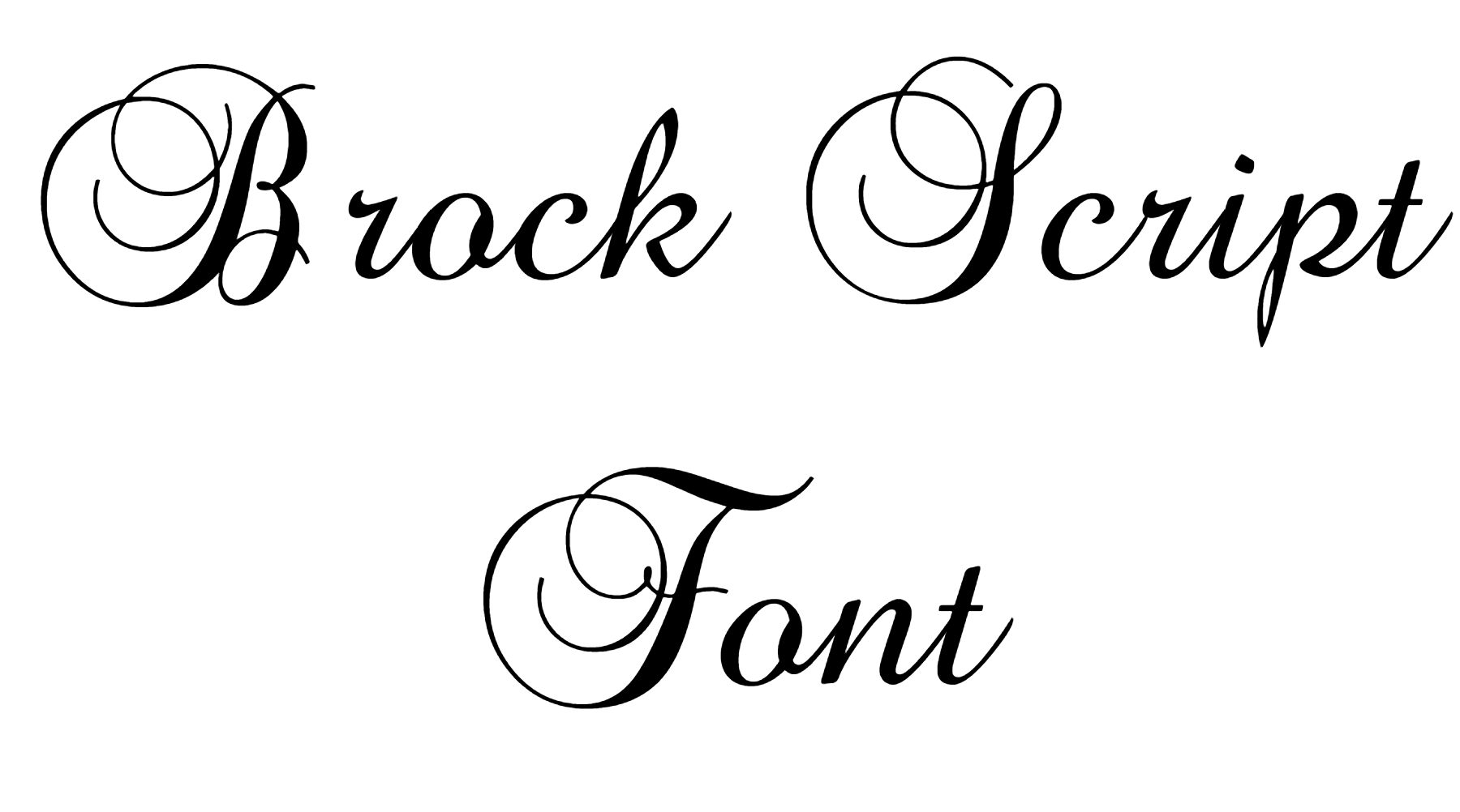Brock Script Font free download