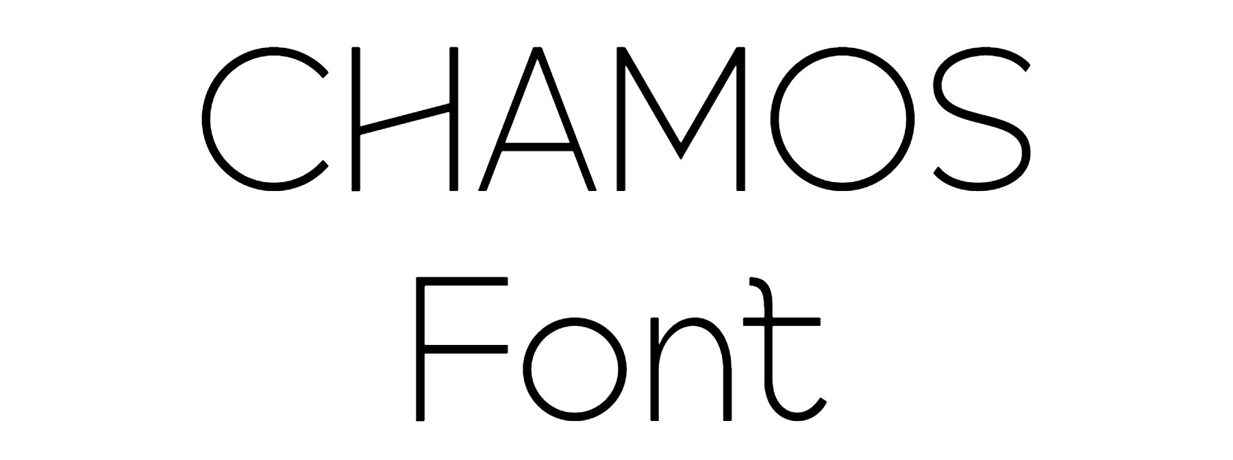 CHAMOS Font free download
