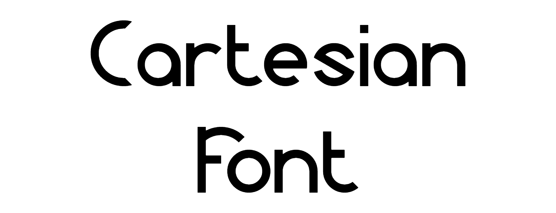 Cartesian Font free download