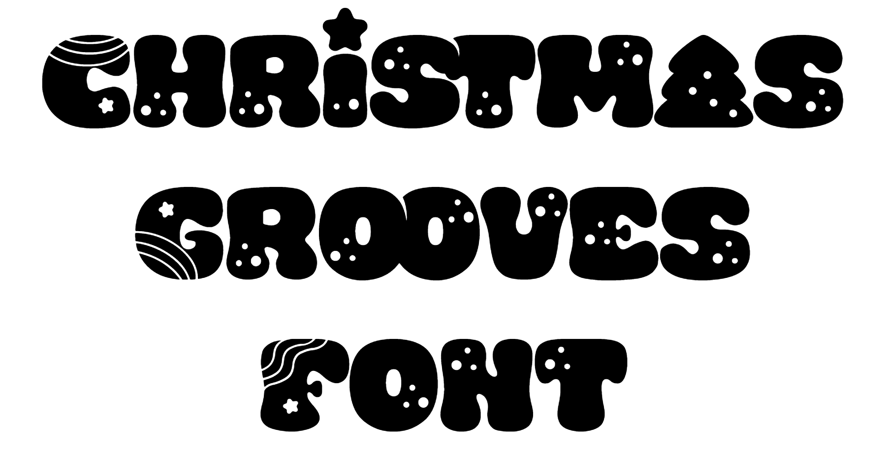Christmas Grooves Font free download