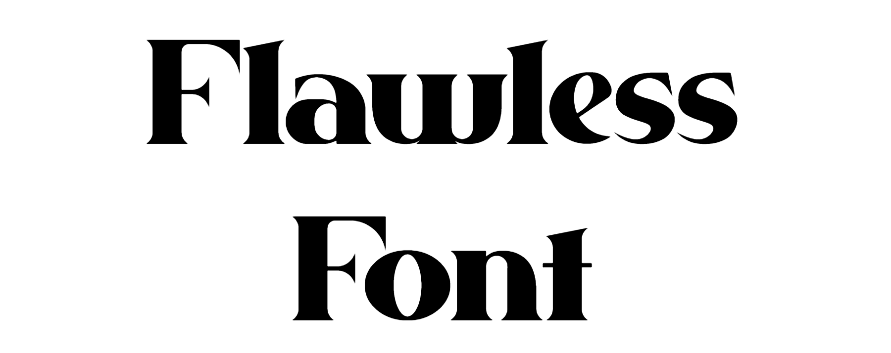 Flawless Font free download