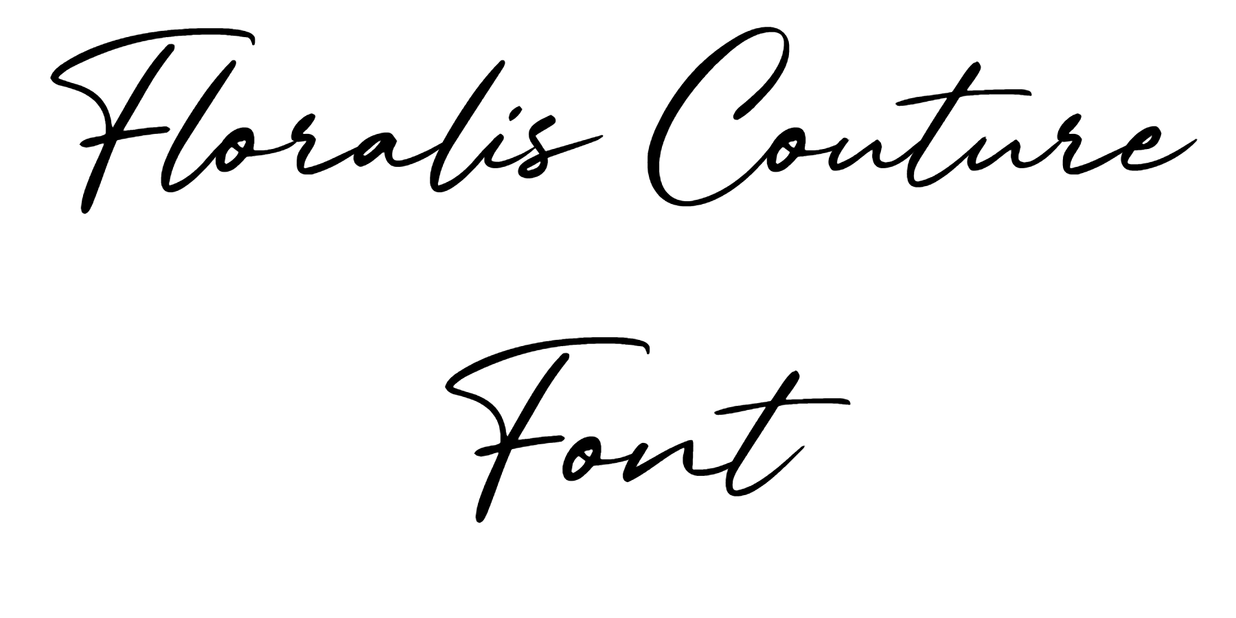 Floralis Couture Font free download