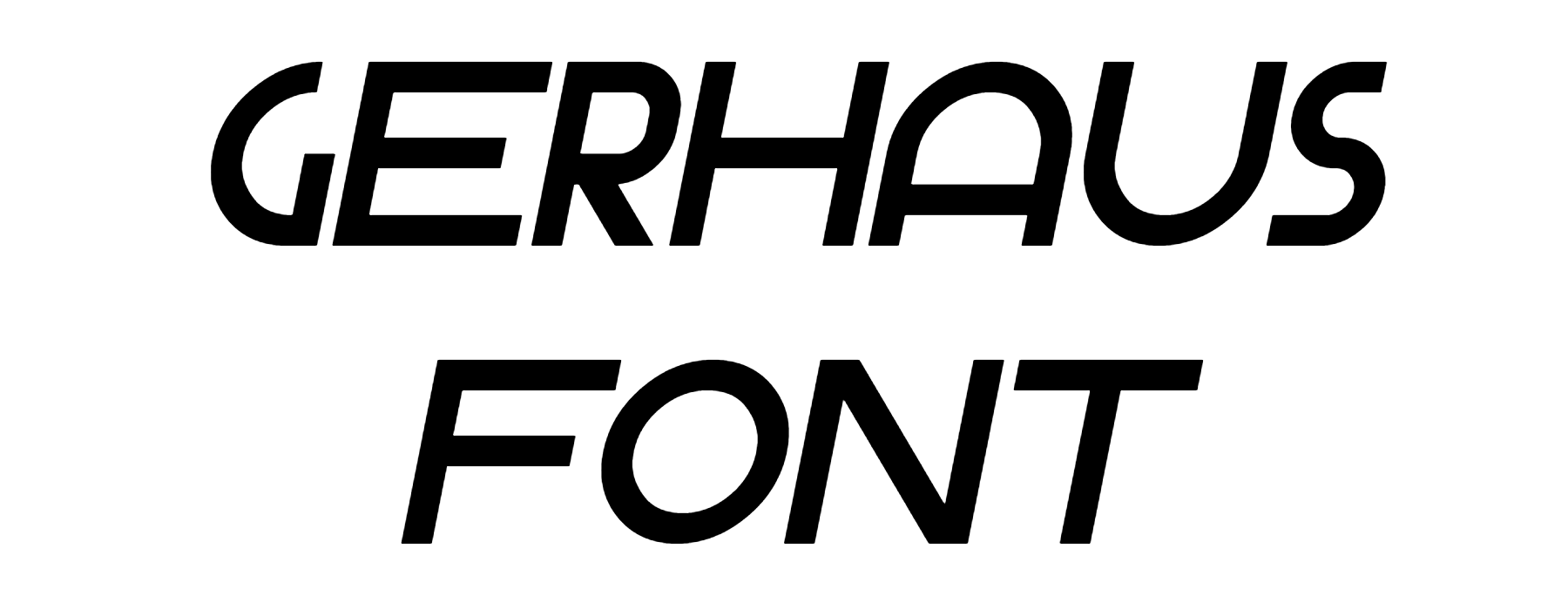 Gerhaus Font free Download