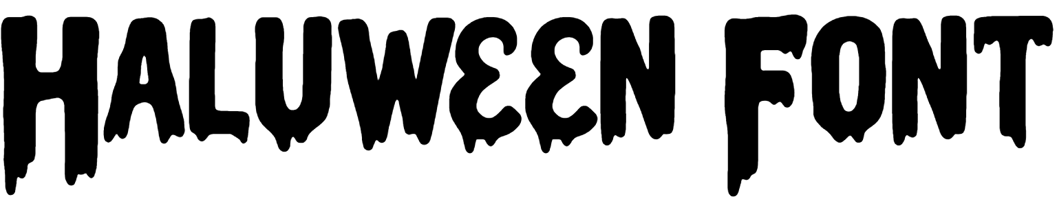 Haluween Font free download