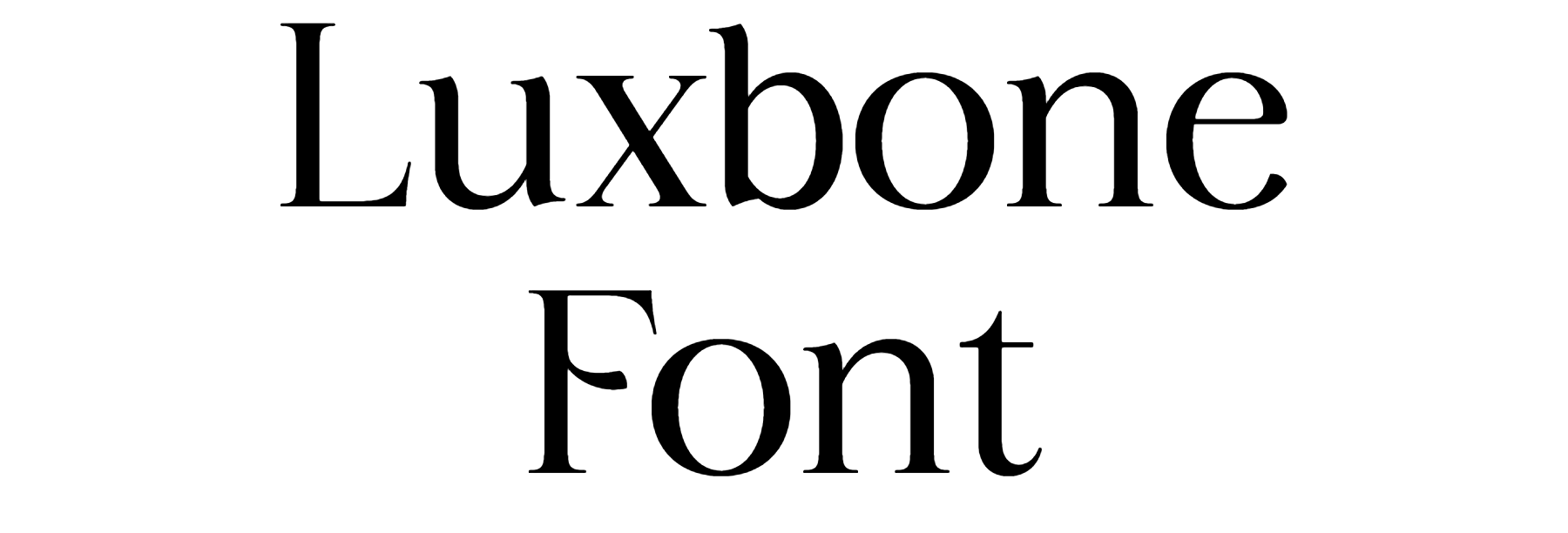 Luxbone Font free download