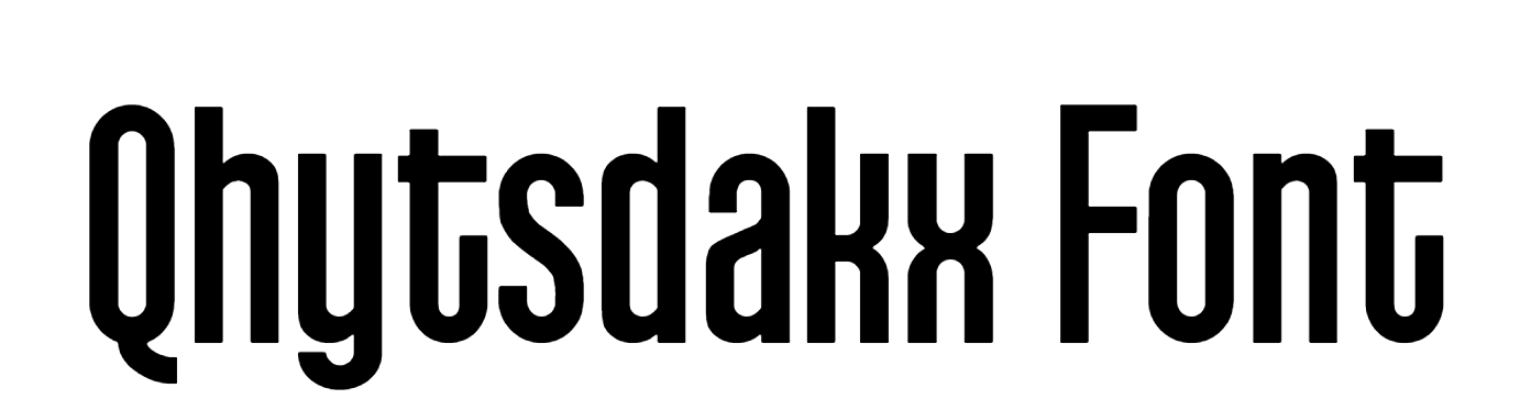Qhytsdakx Font Download