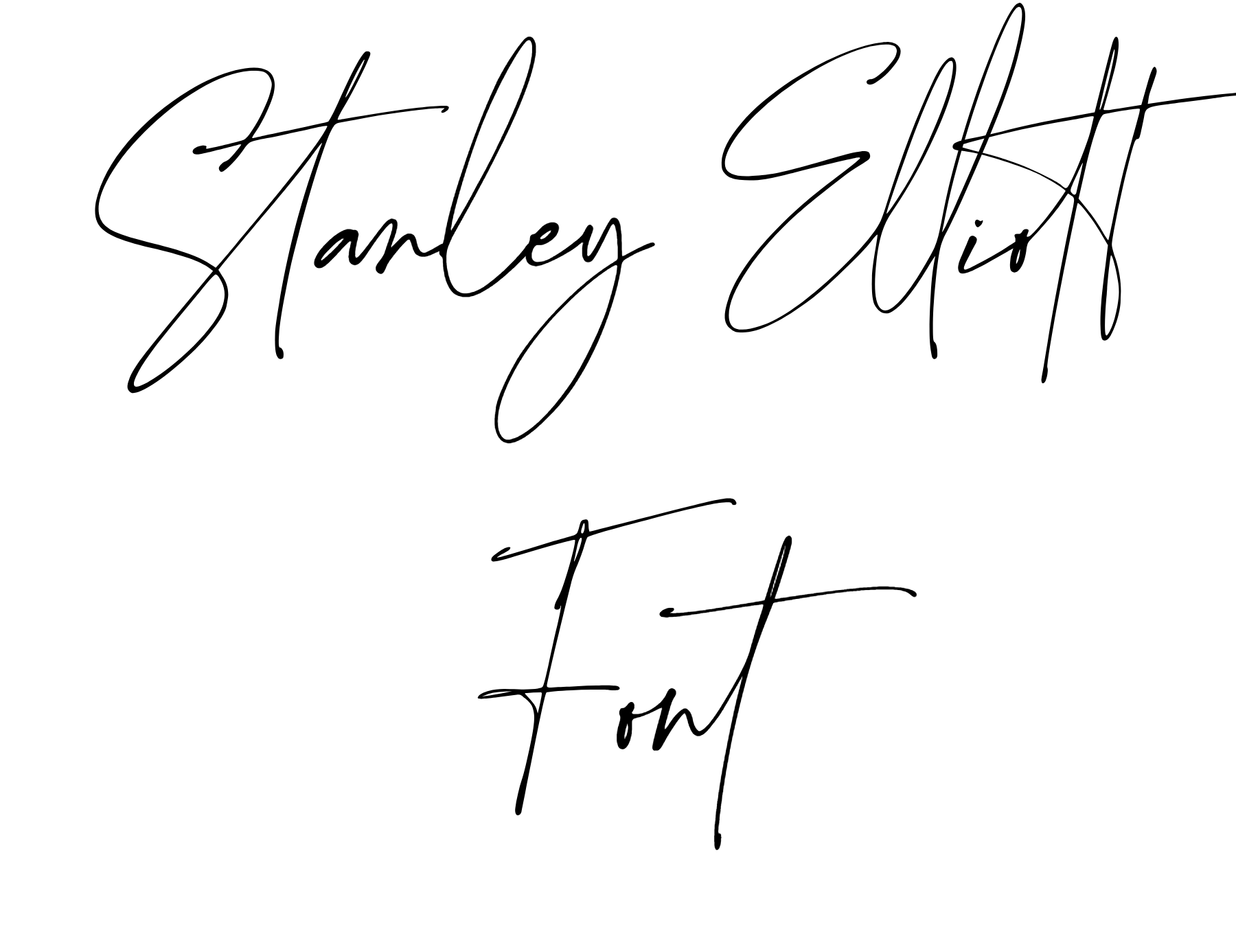 Stanley Elliott Font free download