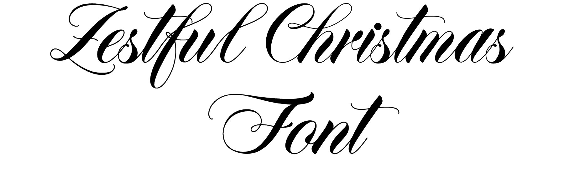 Zestful Christmas Font free download