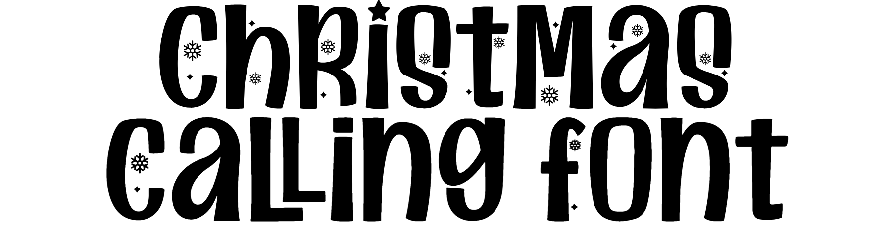 Christmas Calling Font free download