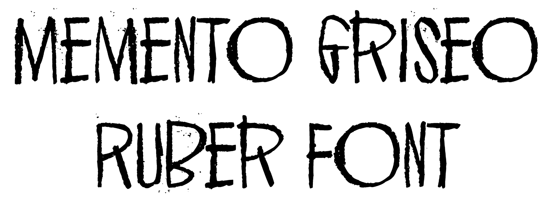 Memento Griseo Ruber Font free download