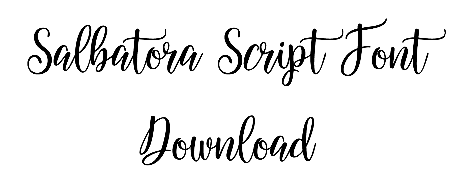 Salbatora Script Font free download