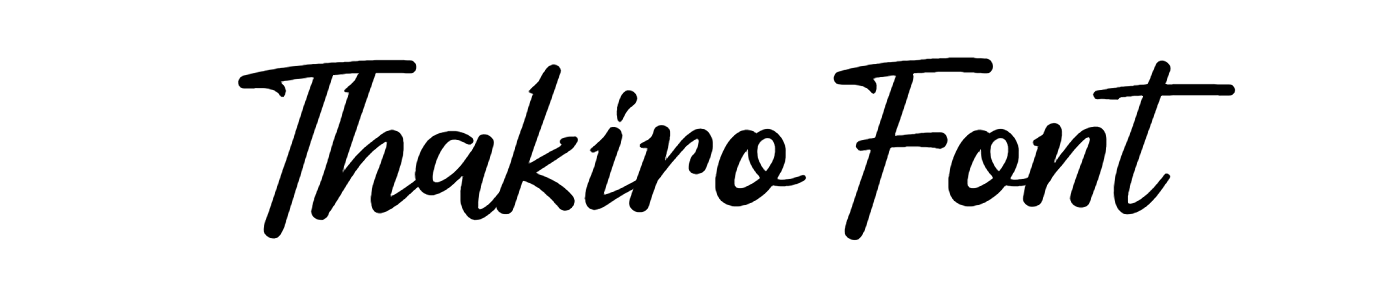 Thakiro Font free download