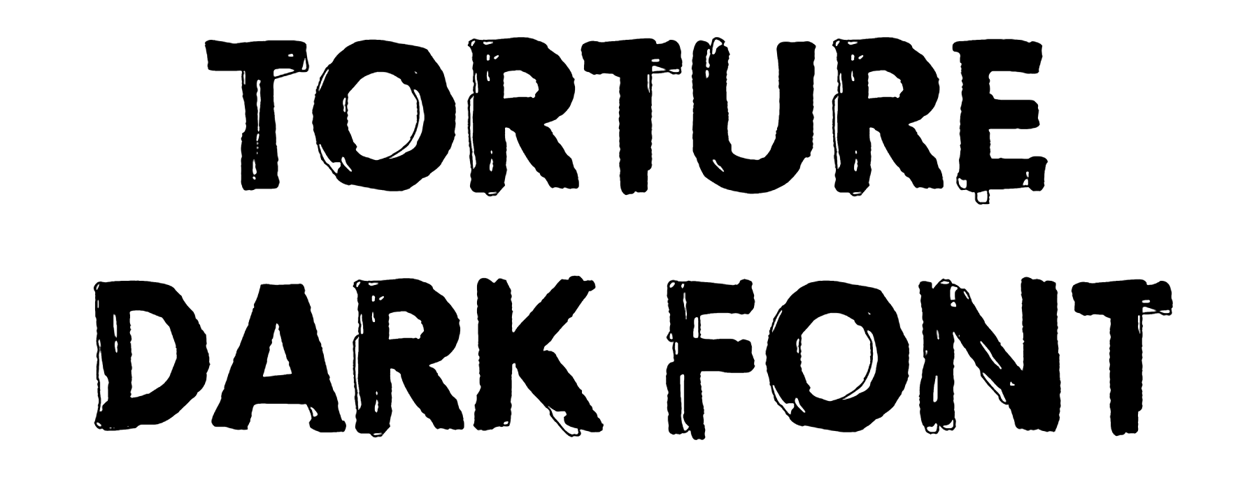 Torture Dark Font free download