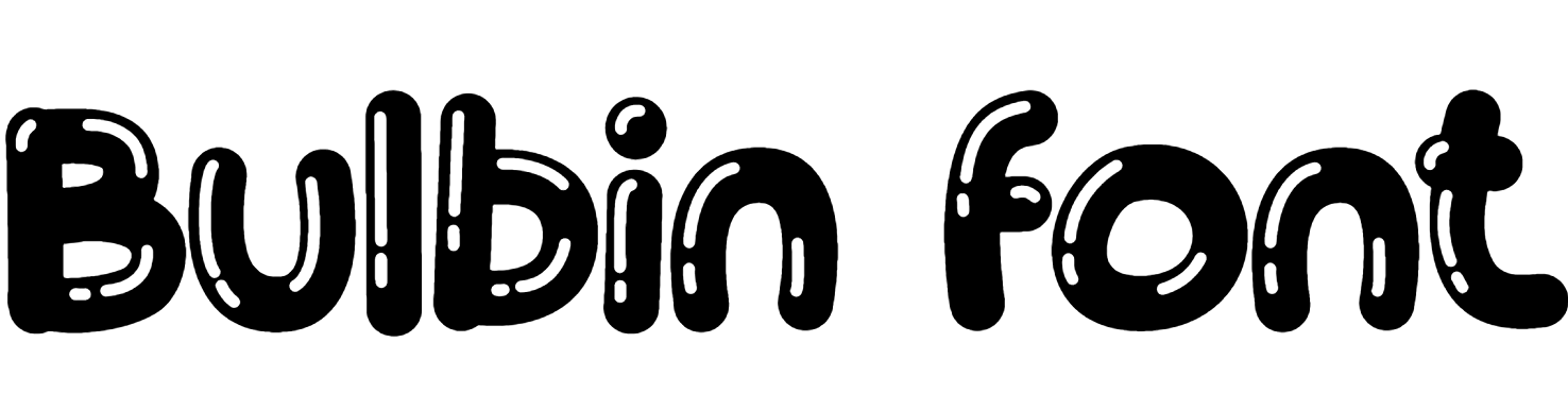 Bulbin font download