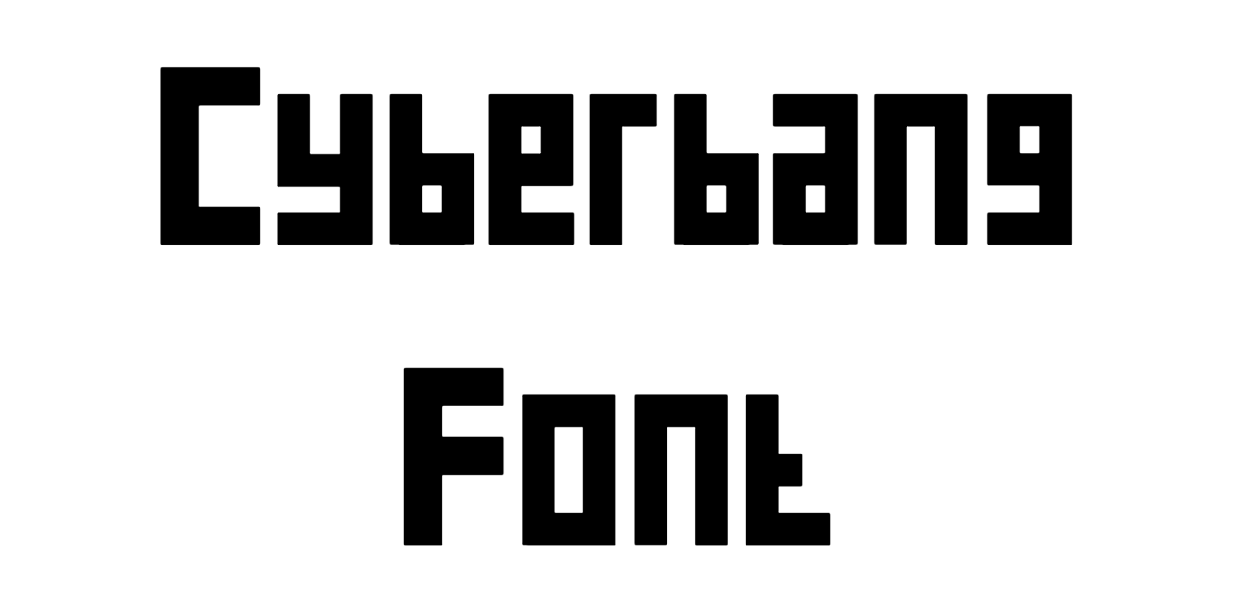 Cyberbang Font Download