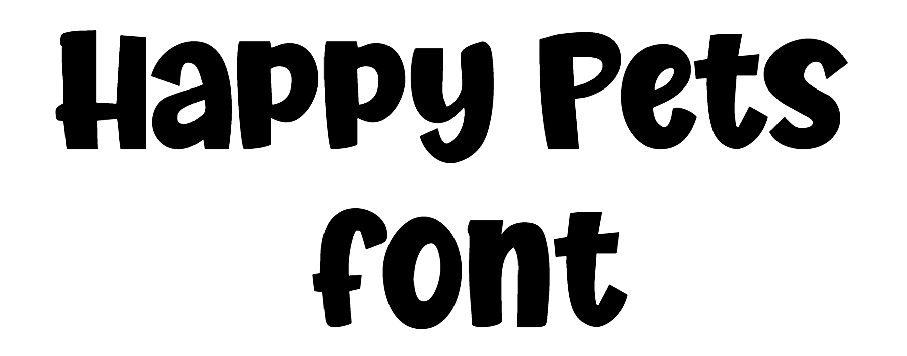 Happy Pets font download