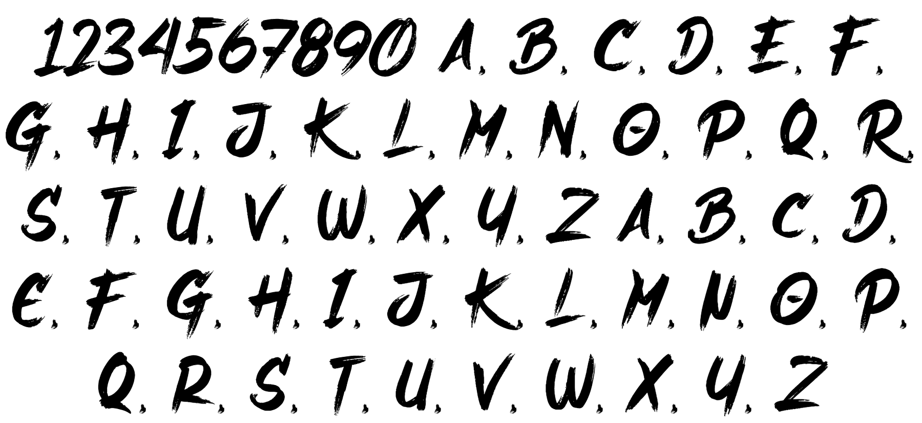 Havoc Lettering Havoc Rage | DafontStyle