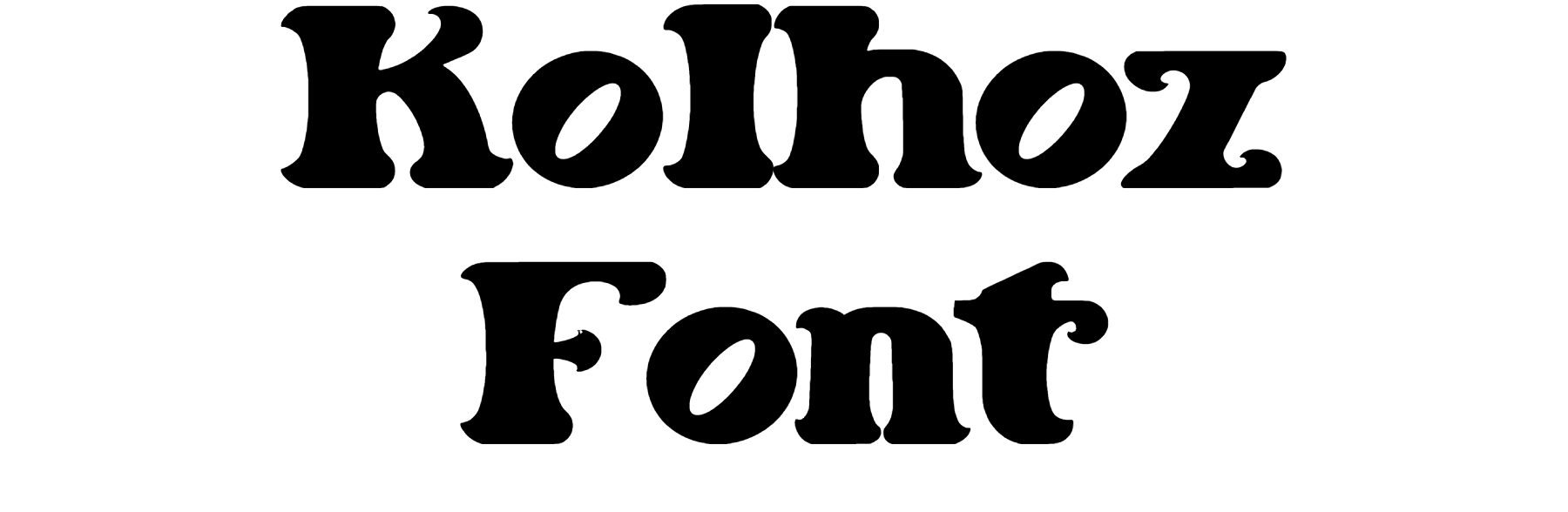 Kolhoz Font Download