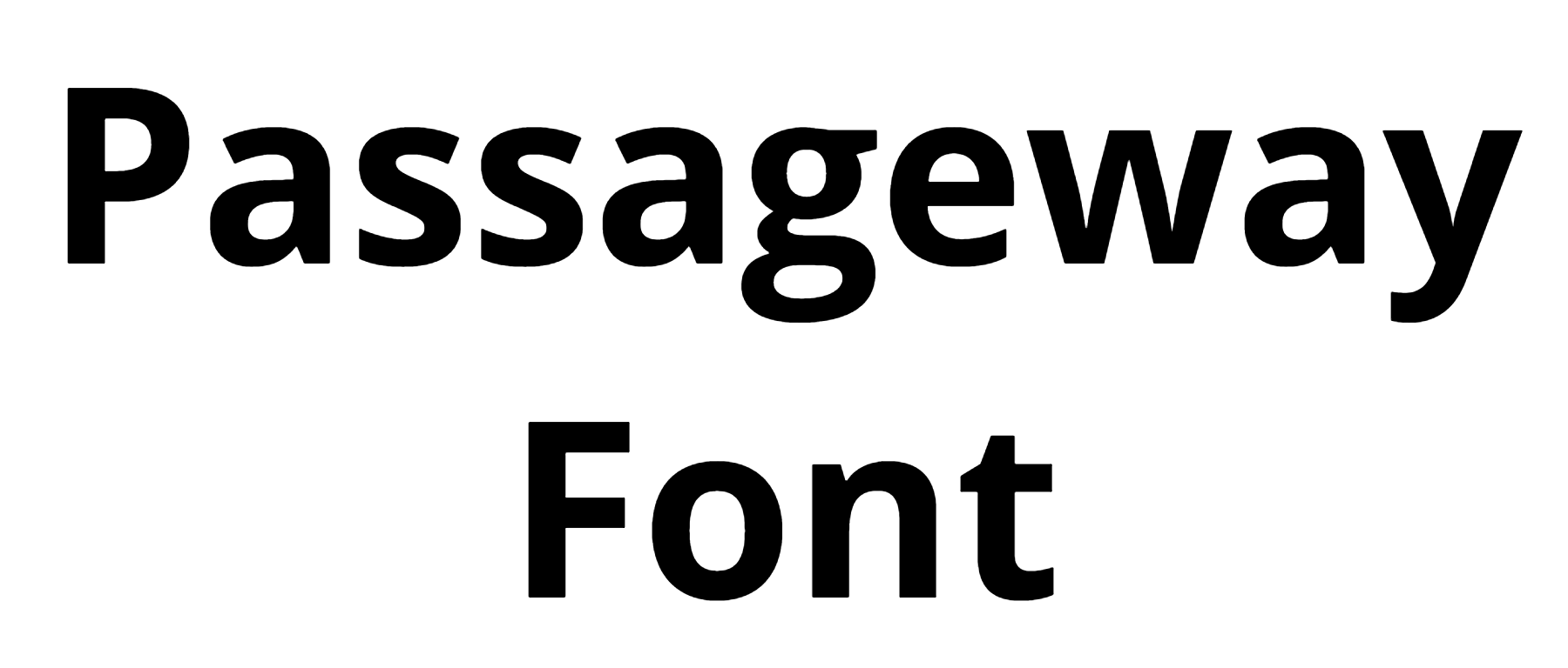 Passageway Font Download