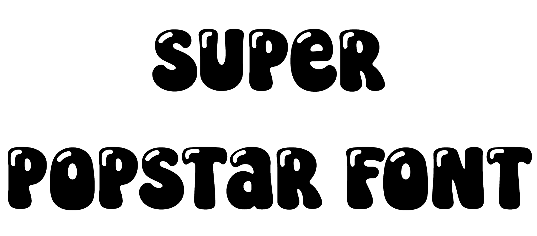 Super Popstar font download