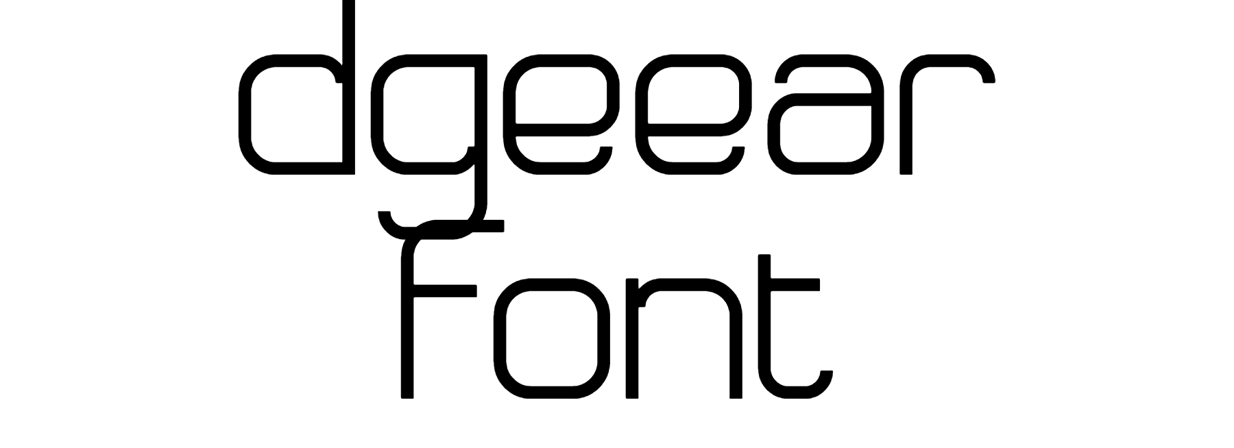 dgeear font download