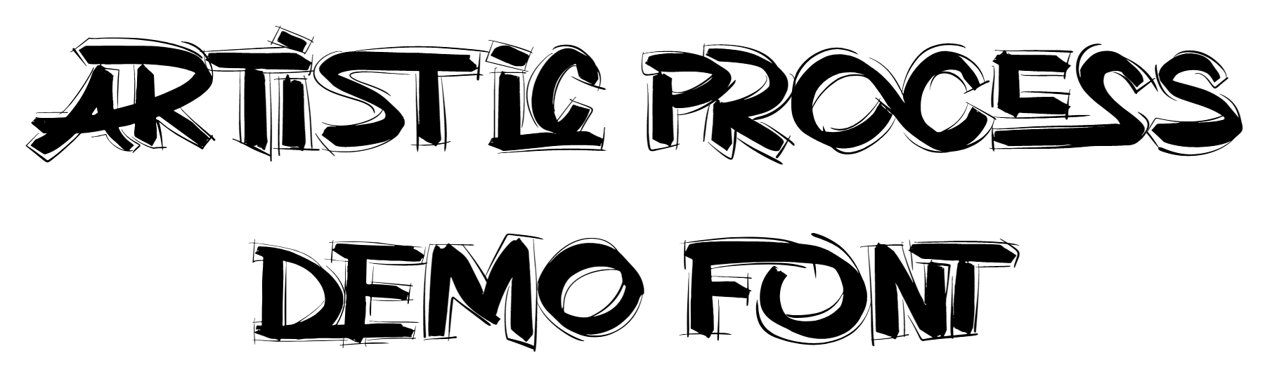Artistic Process Demo Font | DafontStyle