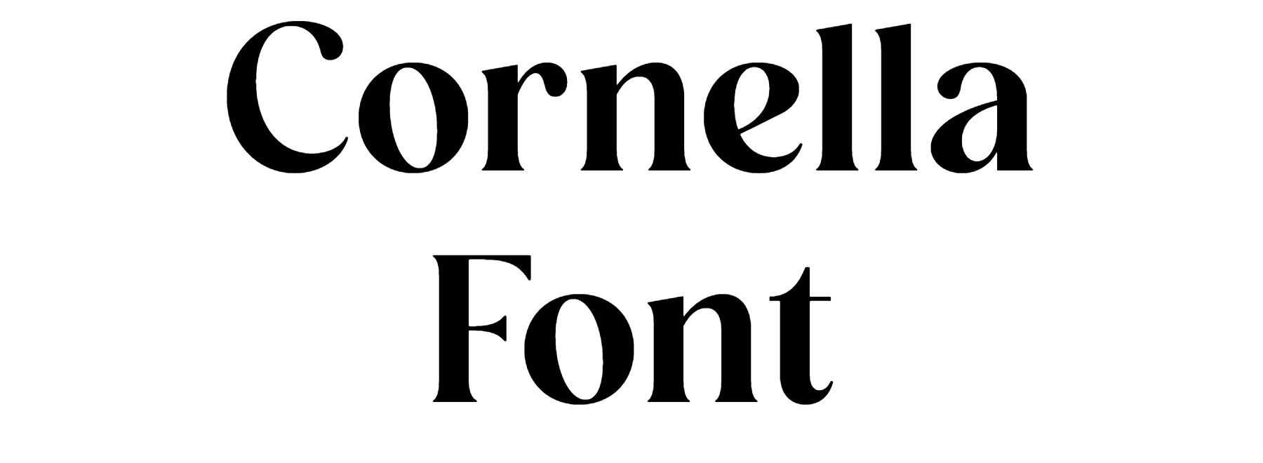 Cornella Font Download