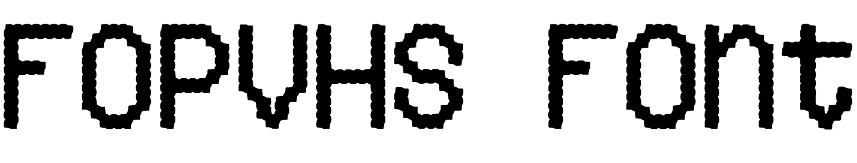 FOPVHS Font Download
