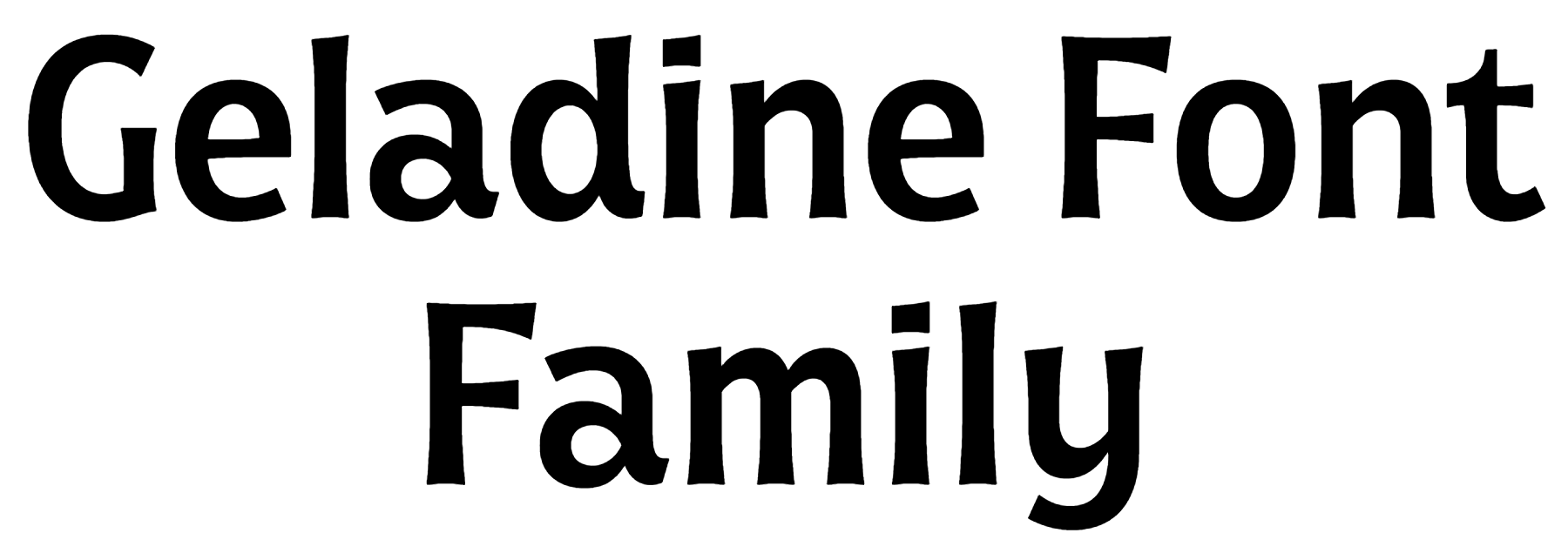 Geladine Font Family Download
