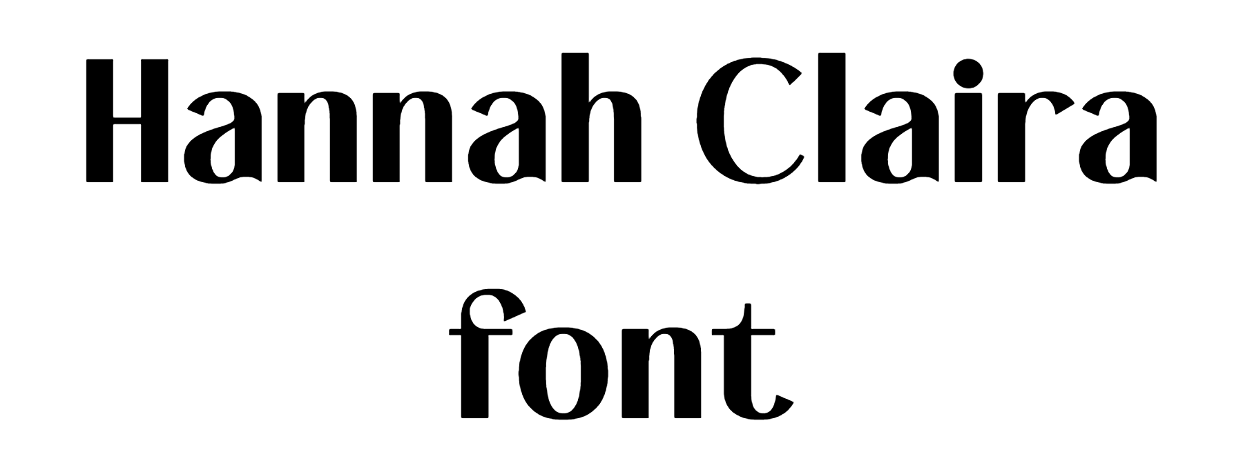 Hannah Claira font download