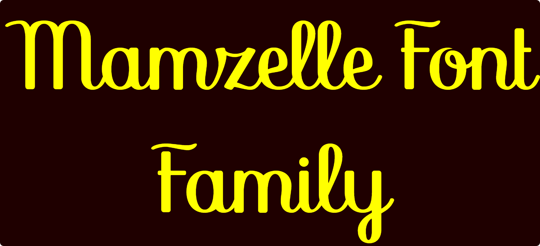 Mamzelle Font Family download