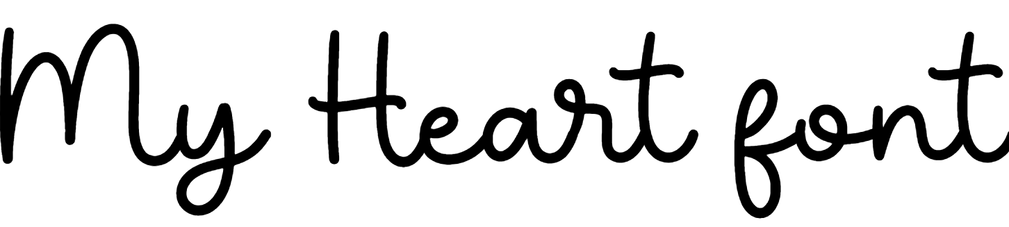 My Heart font download