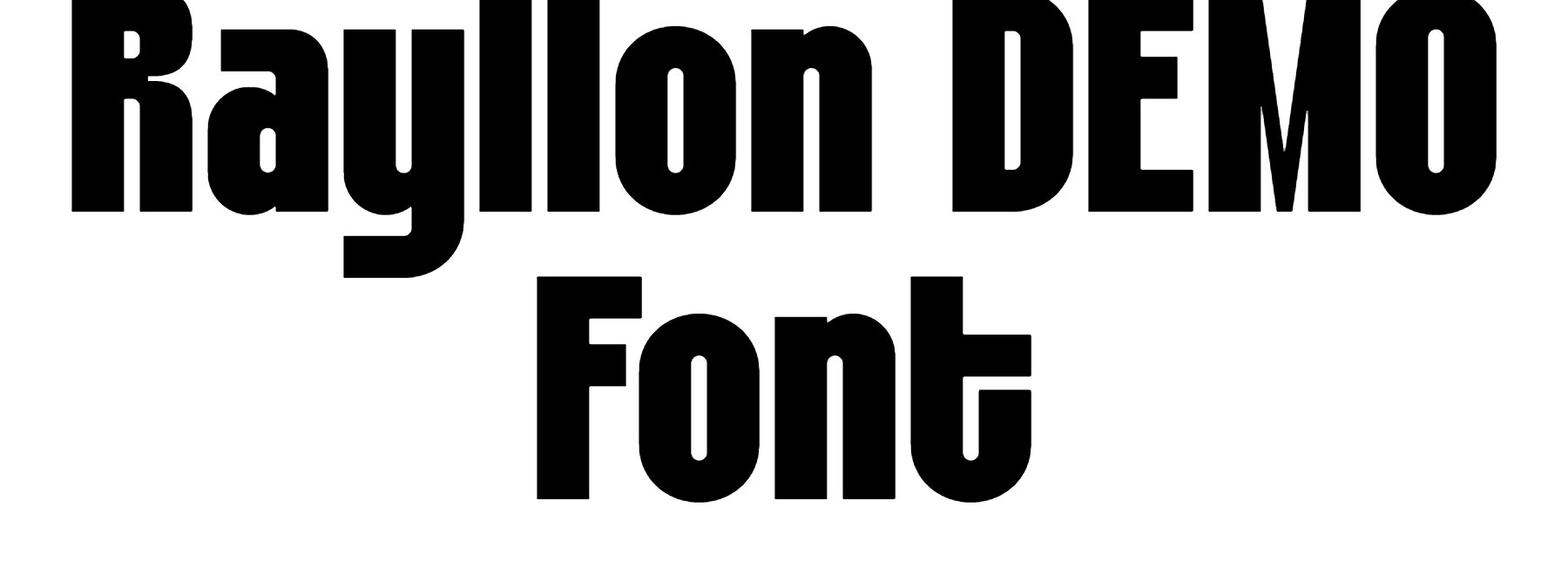Rayllon DEMO Font Download