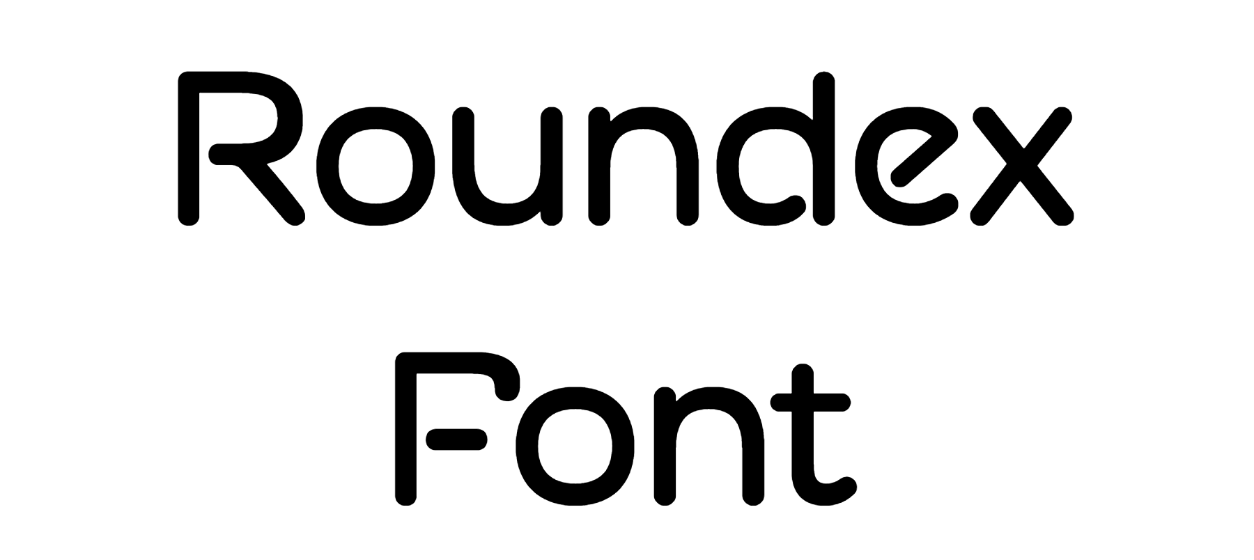 Roundex Font Download