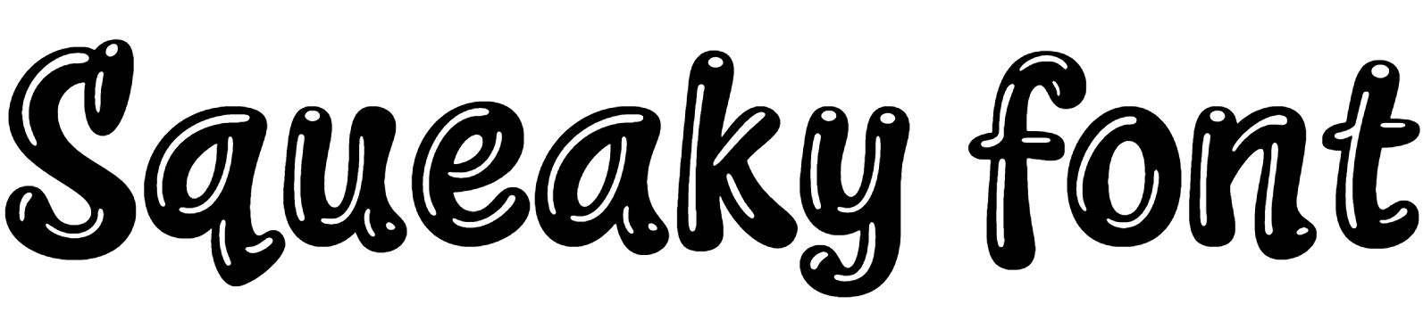 Squeaky font download