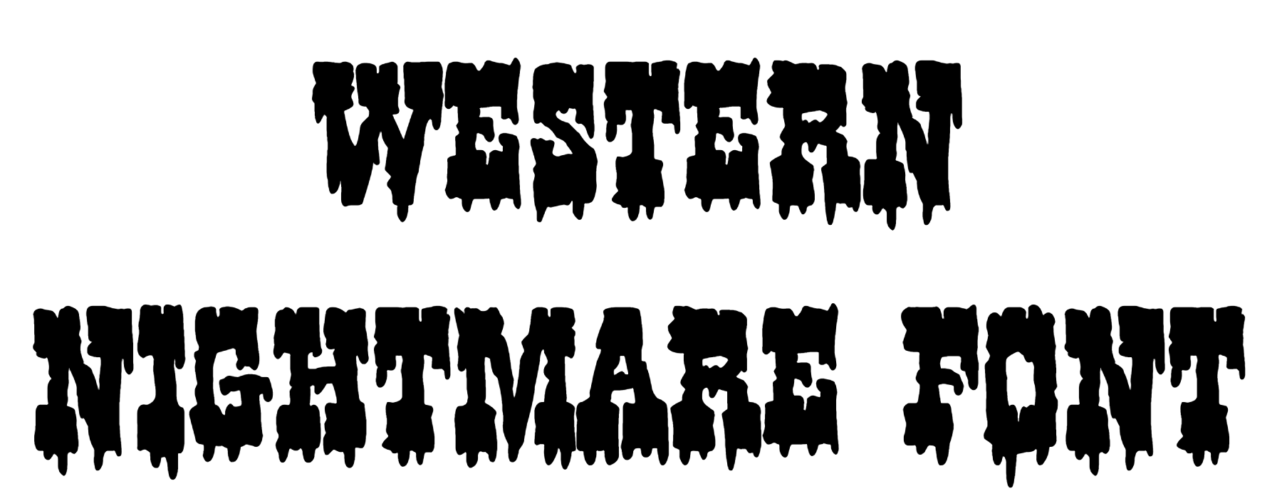 Western Nightmare Font Download