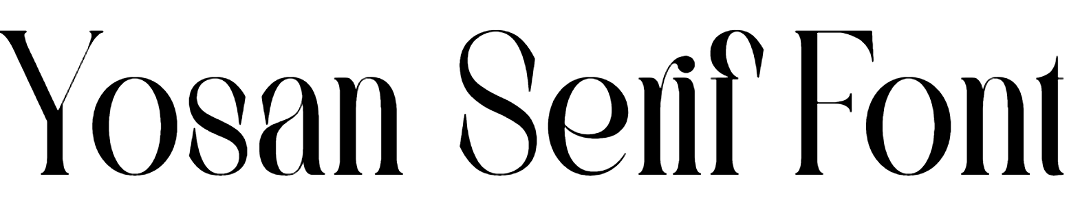 Yosan Serif Font Download