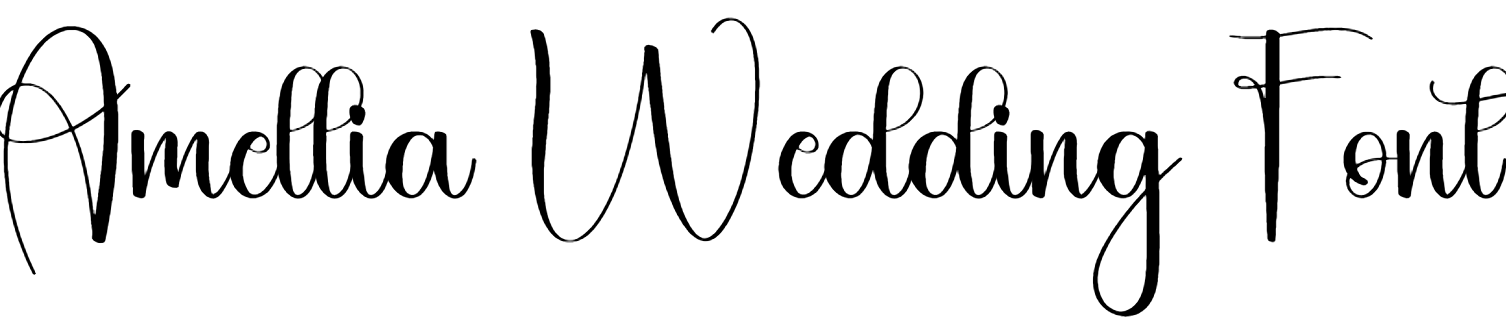Amellia Wedding Font Download