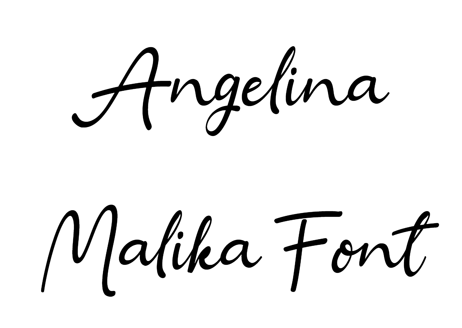 Angelina Malika Font Download