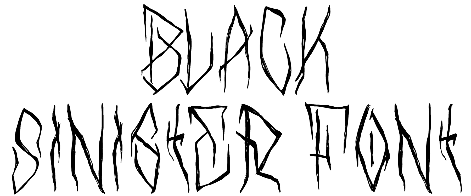 Black Sinister Font Download
